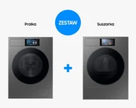 Zestawy AGD - Samsung Zestaw Pralka Bespoke AI 9kg WF90F09C4SU4 + Suszarka Bespoke AI 9kg DV90F09F4SU4 - miniaturka - grafika 1