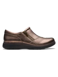 Clarks Skórzane slippersy "Certina Pure" w kolorze brązowym - Kapcie damskie - miniaturka - grafika 1
