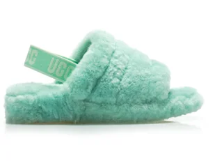 Kapcie damskie UGG Fluff Yeah Slide 1095119-PEMR Zielony 41 - Kapcie damskie - miniaturka - grafika 1