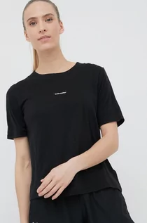 Koszulki i topy damskie - Icebreaker t-shirt sportowy ZoneKnit kolor czarny - grafika 1