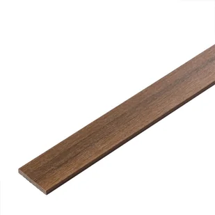 Listwa Kompozytowa Prosta Premium Teak 50x10 mm - dł. 2,4m - Listwy i profile - miniaturka - grafika 1