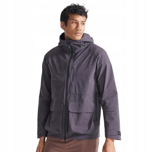 SUPERDRY WODOODPORNA KURTKA MĘSKA DO BIODER Z KAPTUREM L JYB