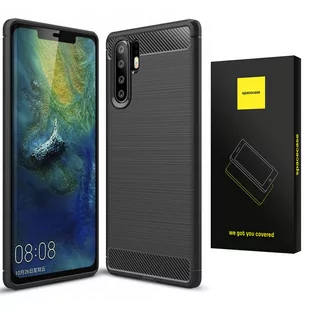 Spacecase Carbon Huawei P30 Pro Czarny - Etui i futerały do telefonów - miniaturka - grafika 1