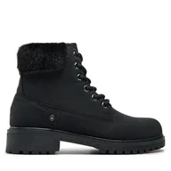 Botki damskie - Trapery Wrangler Fur Women High 20243069 Czarny - miniaturka - grafika 1