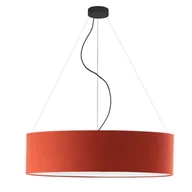 Lampy sufitowe - Duża lampa wisząca do salonu PORTO fi - 80 cm - kolor rdzawy - miniaturka - grafika 1