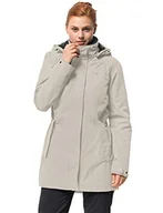Płaszcze damskie - Jack Wolfskin Damski płaszcz zimowy Madison Avenue Coat wodoszczelny szary Dusty Grey XS 1107732 - miniaturka - grafika 1