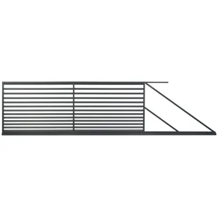 Polbram Brama  przesuwna Bali II 4x1,5 m prawa - Bramy garażowe - miniaturka - grafika 1