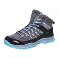 Buty dla chłopców - CMP Kids Rigel Mid Trekking Shoes WP, 41 EU, Cement alluminowy, 41 EU - miniaturka - grafika 1