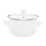 Garnki - Garnek EMALIA OLKUSZ Pyza Kremowy 18 cm - miniaturka - grafika 1