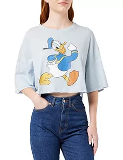 Koszulki i topy damskie - ONLY Women's ONLDISNEY Cropped S/S TOP Box JRS T-Shirt, Cashmere Blue/Print:Donald, XL - grafika 1