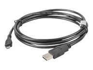 Kable USB - LANBERG CA-USBM-10CC-0018-BK Lanberg kabel USB 2.0 micro AM-MBM5P 1.8m czarny - miniaturka - grafika 1
