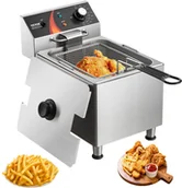 Frytownice gastronomiczne - VEVOR Frytkownica elektryczna nastawna 1-komorowa gastronomiczna 9 L - miniaturka - grafika 1