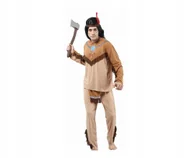 Stroje karnawałowe - Strój Dla Dorosłych Indianin Apacz Rozm. Uniw. - miniaturka - grafika 1