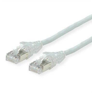Kabel krosowy DÄTWYLER kat. 6A klasa EA S/FTP, CU 7702 flex LSOH, AMP v2, krzyżowy, szary, 15 m 21.05.0715