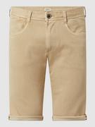 Spodenki męskie - Szorty jeansowe o kroju Slim Fit z dodatkiem streczu - miniaturka - grafika 1