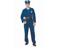 Stroje karnawałowe - Zestaw dla dorosłych Policjant Przebranie Strój Kostium na Imprezę rozm. 56 - miniaturka - grafika 1