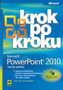 Microsoft PowerPoint 2010. Krok po kroku - Aplikacje biurowe - miniaturka - grafika 1
