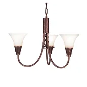 Lampy sufitowe - Elstead Lighting Emily 3Lt Chandelier Copper EM3 COPPER Elstead lampa wisząca stylowa EM3 COPPER ) - miniaturka - grafika 1