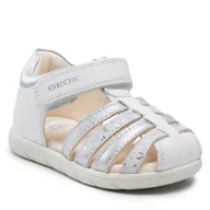 Sandały damskie - Geox Sandały B S.Alul G. B B251YB 085NF C1007 M White/Silver - miniaturka - grafika 1