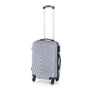 Pretty UP Walizka podróżna ABS07 S,  szary - Walizki - miniaturka - grafika 1