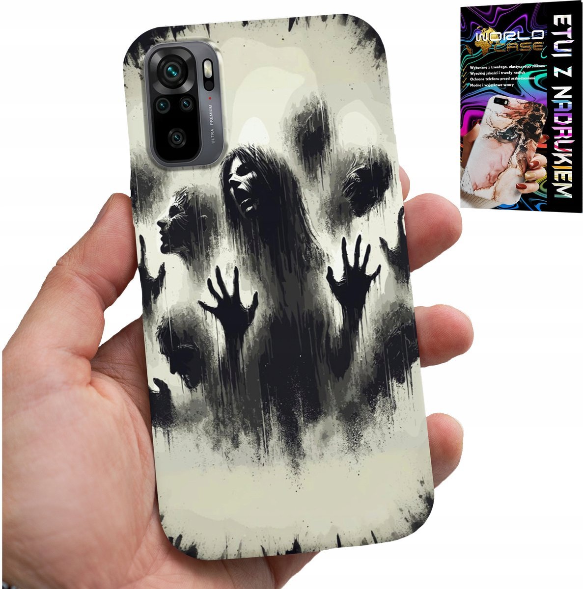 ETUI DO XIAOMI NOTE 10 / 10S - ŻYWE TRUPY THE WALKING DEAD ZOMBI +SZKŁO