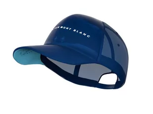 COMPRESSPORT Czapka lifestyle Trucker Cap MONT BLANC 2019 niebieska - Czapki i chusty sportowe męskie - miniaturka - grafika 1