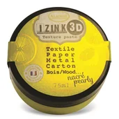 Decoupage - Aladine Pasta 3D, 75 ml, żółta metaliczna - miniaturka - grafika 1