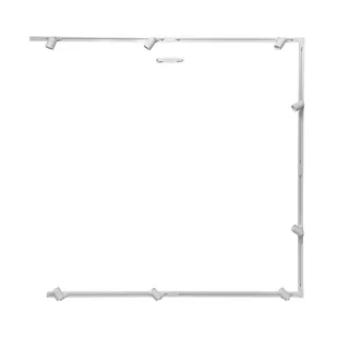 Reflektory na listwie, komplet kształt U 2mx2mx2m ZM 3044 - Lampy sufitowe - miniaturka - grafika 1