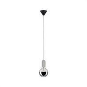 Lampy sufitowe - Paulmann Pendel E27 2m Stoffkabel Grau 50332 - miniaturka - grafika 1