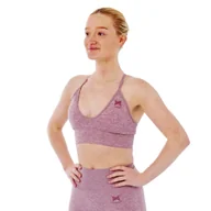 Bielizna sportowa damska - Xtreme Sportswear Biustonosz sportowy damski Różowy - miniaturka - grafika 1
