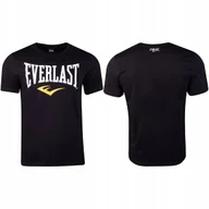 Koszulki męskie - Everlast Koszulka Męska T-shirt Czarna R.xl - miniaturka - grafika 1
