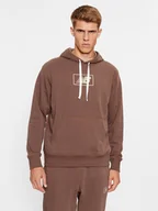 Bluzy męskie - New Balance Bluza NB Essentials Hoodie MT33508 Brązowy Regular Fit - miniaturka - grafika 1