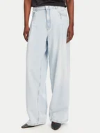 Spodnie damskie - BOSS Jeansy C_ Slouchy 50540261 Niebieski Relaxed Fit - miniaturka - grafika 1