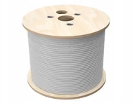 Kable miedziane - Kabel U/UTP kat.5e, teleinformatyczny, LSOH, B2ca"FireHardy" 4x2x24 AWG, 1Gb/s, 250 MHz, gwarancja 25 lat, certyfikat INTERTEK ETL, szary, 500m - ALANTEC - miniaturka - grafika 1