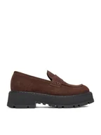Półbuty damskie - G-Star Raw Loafersy EO-HAYAT-9001-25 Brązowy - miniaturka - grafika 1
