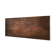 Tablice i flipcharty - Szklany panel kuchenny Drewno słoje sęki 125x50 cm - miniaturka - grafika 1