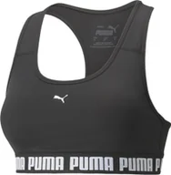 Bielizna sportowa damska - Puma Stanik sportowy damski Puma Mid Impact czarny 521599 01 S - miniaturka - grafika 1