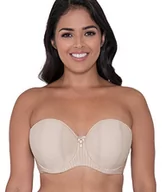 Biustonosze - Curvy Kate Damski biustonosz Luxe bez ramiączek wielokierunkowy na co dzień, Beżowy (biscotti), 70L - miniaturka - grafika 1