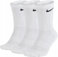 Skarpetki męskie - Skarpety Męskie Nike 3 Pary r. 42-46 Długie Sportowe Białe - miniaturka - grafika 1