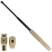 Pałki obronne - Pałka teleskopowa hartowana ESP Ergonomic 18'' Khaki (ExB-18HE-KH-BK BH-54) - miniaturka - grafika 1