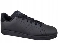 Trampki damskie - Adidas Advantage K GW6484 Stan Smith Buty Damskie Trampki Tenisówki Czarne - miniaturka - grafika 1