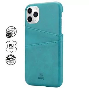 Crong Neat Cover - Etui iPhone 11 Pro z kieszeniami (zielony) - Etui i futerały do telefonów - miniaturka - grafika 2