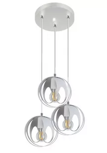 Lampex Ringo lampa wisząca 3-punktowa biała LPX0098/3P - Lampy sufitowe - miniaturka - grafika 1