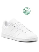 Sneakersy damskie - adidas Buty Stan Smith J FX7520 Ftwwht/Ftwwht/Ftwwht - miniaturka - grafika 1