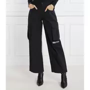 Spodnie damskie - Karl Lagerfeld Jeans Spodnie cargo | Loose fit - miniaturka - grafika 1