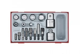 Teng Tools Zestaw Łączników Pośrednich Teng Tools Ttadp17,17 Elementów L-185800109 5020385031647 - Klucze i nasadki - miniaturka - grafika 1
