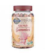 Suplementy diety - Garden of life Mykind Multivitamin Kids żelki Cherry, multiwitamina dla dzieci, wiśnia, 120 żelek - miniaturka - grafika 1