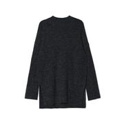 Swetry damskie - Cropp - Ciemnoszary sweter oversize z wełną - Szary - miniaturka - grafika 1