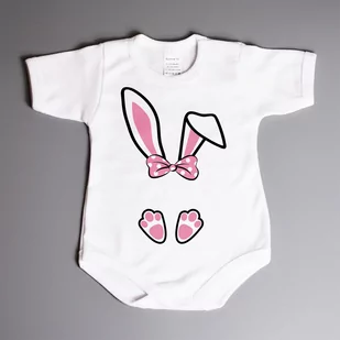 Zajączek wielkanocny - dziewczynka - body wielkanocne - Body dla niemowląt Zajączek wielkanocny - dziewczynka - body wielkanocne - Body dla niemowląt - miniaturka - grafika 2