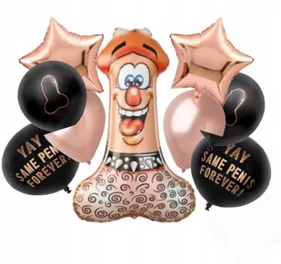 Zestaw balony na wieczór panieński rose gold [70y] - Wieczór panieński i kawalerski - miniaturka - grafika 1